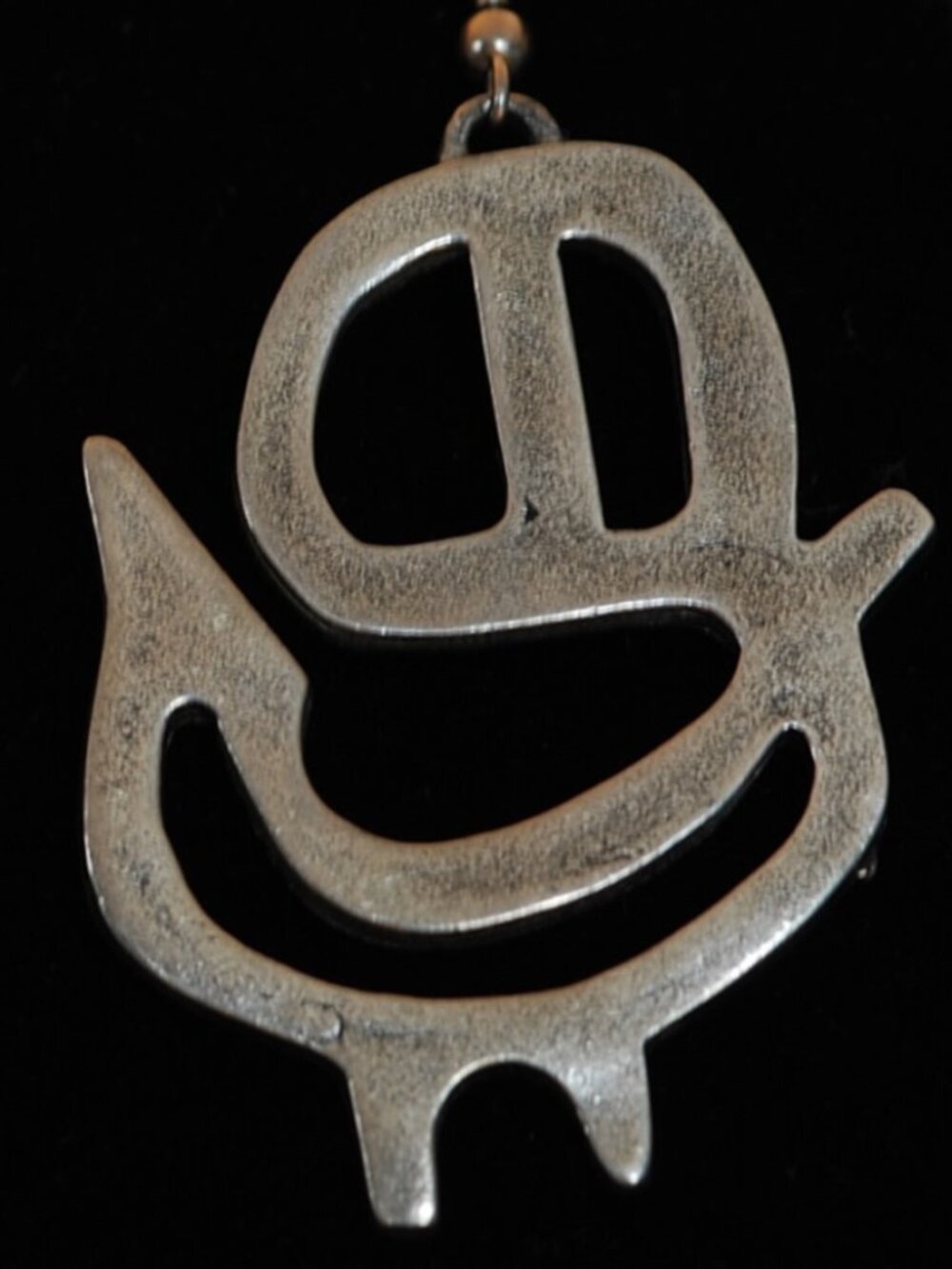 Tinn-Per Pewter Vintage Artisan Styled Openwork Earrings - Norway